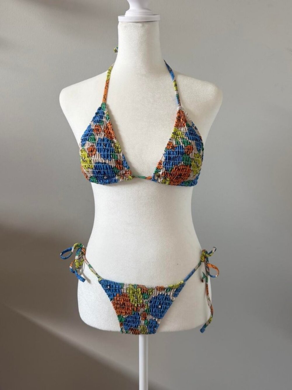 Cinched Floral Bikini
